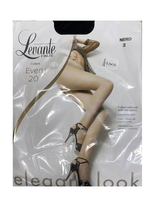 Pantalon dama Levante Every 20 Luxury - Lycra Silk-Sheer la grosime medie - NEGRU-502-50671-02