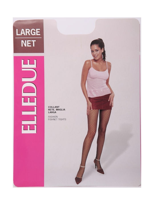 Tights ELLEDUE large net 40den beige