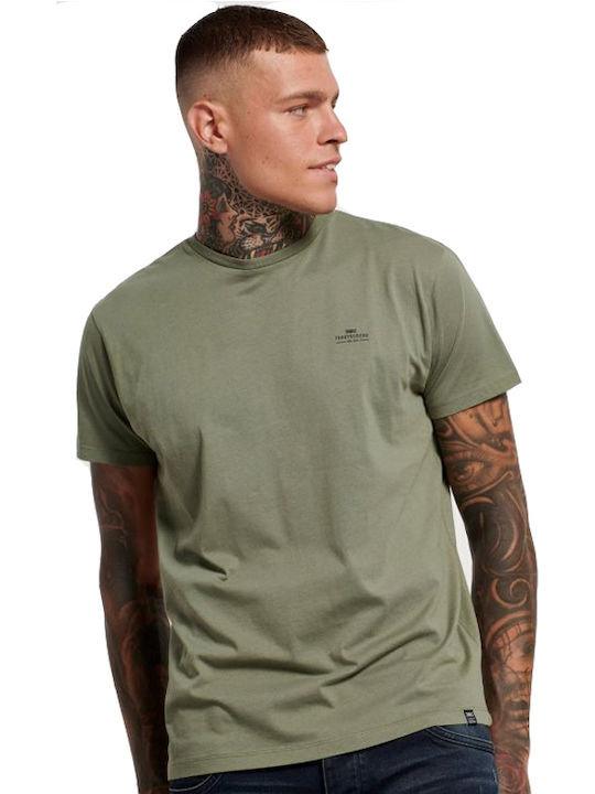 Funky Buddha Men's Short Sleeve T-shirt Olive