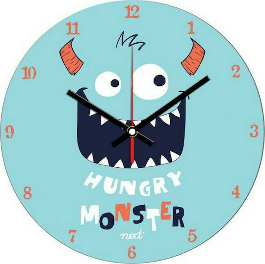 Next Ceas de Perete pentru Copii Monsters Lemn 31εκ.