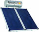 MasterSOL Inox Ηλιακός Θερμοσίφωνας 200 λίτρων Glass Τριπλής Ενέργειας με 4τ.μ. Συλλέκτη