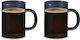 De'Longhi Κούπα Γυάλινη Διάφανη 250ml 2τμχ
