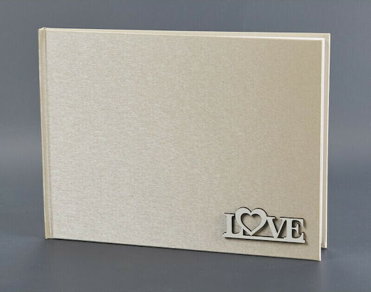Nuova Vita Carte de dorințe pentru nunți Nuntă Bej 27 × 20cm