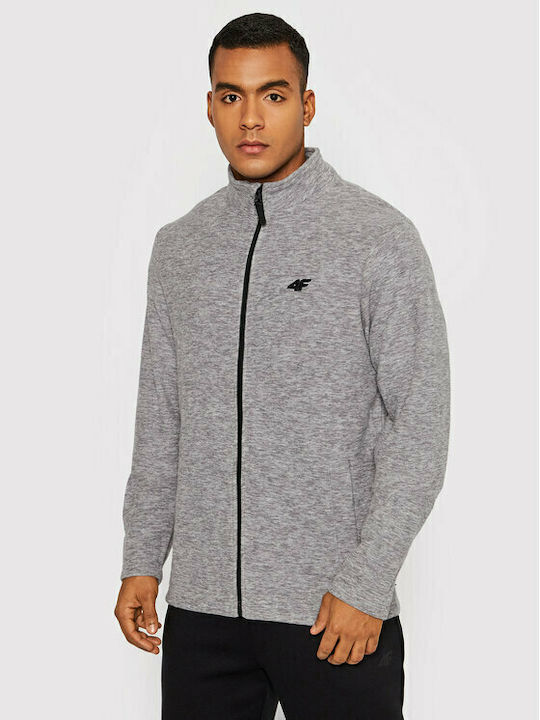 Ανδρική Ζακέτα Fleece Γκρι