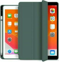 iNOS Smart Flip Cover Δερματίνης Πράσινο (iPad 2019/2020/2021 10.2'')