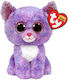 TY Plüschkatze Beanie Boos Plüsch Kätzchen Lila für 3+ Jahre 15 cm.