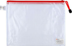 Foska Folder Transparent with Zipper for Paper B5 ADM94507 (Μiscellaneous colours)