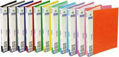 Metron Clipboard Flexible with 30 plastic sleeves Slides for Paper A4 (Μiscellaneous colours) 1pcs