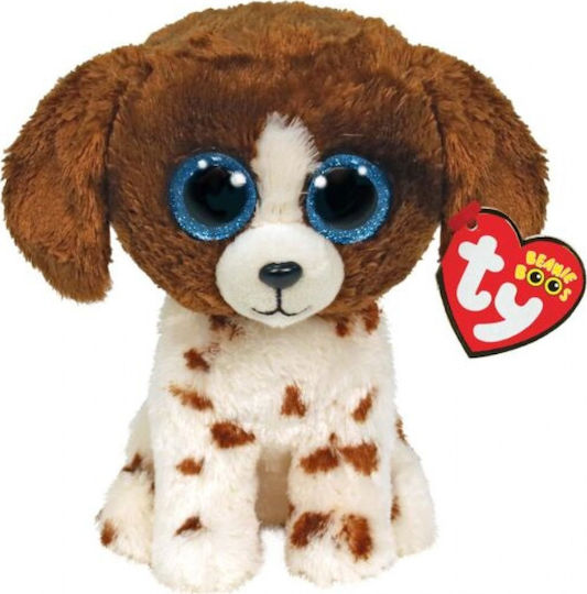 TY Plush Dog Beanie Boos Muddles for 3+ Years 15 cm