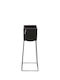 Etoile Ghiveci Plastic Negru cu suport 15x15x48εκ.