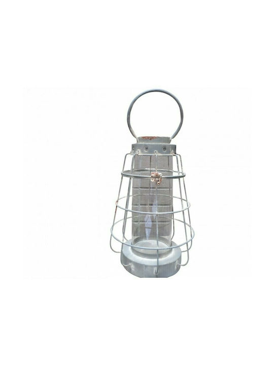 Etoile Lantern Metallic Floor Silver 25x25x51εκ. 1pcs