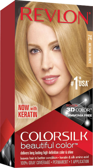 Revlon Colorsilk Vopsea De Păr Fără Amoniac 74 Blond Mediu