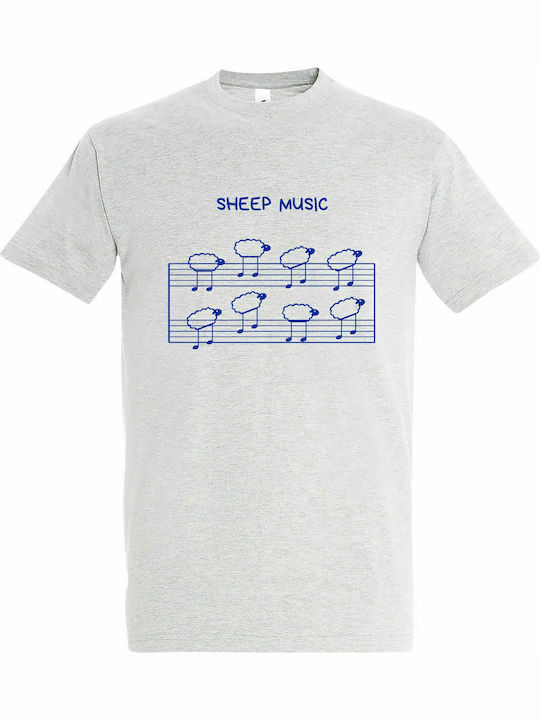 T-shirt unisex "Schaf Musik", Esche