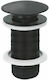 Viospiral Brass Valve Sink with Output 65mm Black