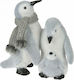 Zaros Christmas Figure Penguin Gray Height 26cm Family