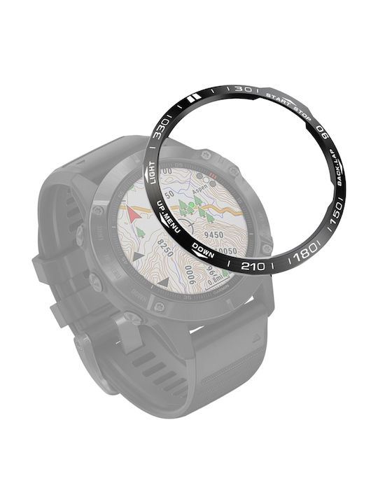 Πλαίσιο Προστασίας Bezel Protector Black / White Letter for Garmin Fenix 6X/6X Pro