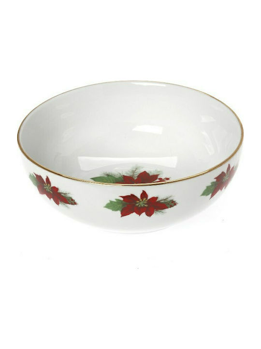 Cryspo Trio Set Christmas Platters Porcelain White L18xW7xD21cm. 2pcs
