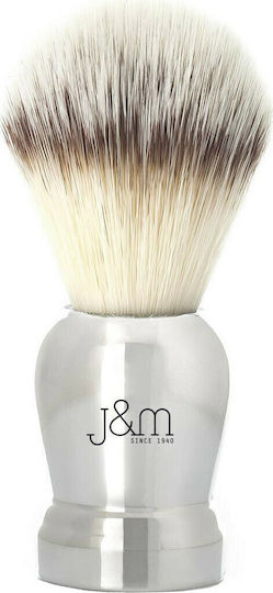 Vie Long Fibersoft J&M Rasierzubehör Silber mit Synthetischer Borsten 21mm