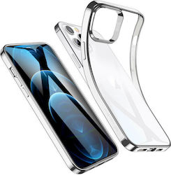ESR Halo Back Cover Σιλικόνης 0.75mm Ασημί (iPh...