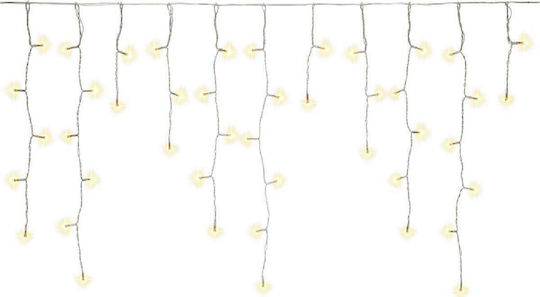 400 Λαμπάκια LED 15μ. x 14εκ. Θερμό Λευκό τύπου Κουρτίνα