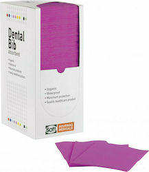 Bournas Medicals με Dispenser 125τμχ 2ply & 1ply Dental Fuchsia Towel 2ply + 1ply with Dispenser