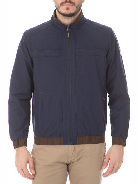 Μπουφάν Bomber Navy Μπλε