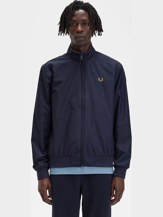 Fred Perry Brentham Winter Jacket Bomber Navy Blue J2660-608
