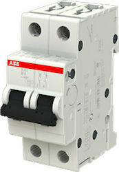 Abb S202-B6 2-Poles Automatic Circuit Breaker 6A 24699