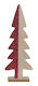 Weihnachtsdekoration Baum Dreieckig 28cm Rot