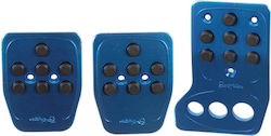 Autoline Racing Car Pedal Set Universal Blue 3p...