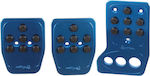 Autoline Racing Car Pedal Set Universal Blue 3pcs