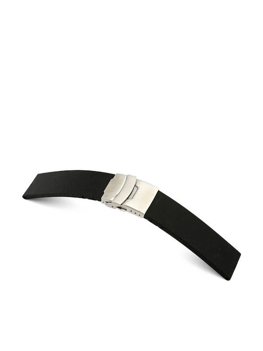 Rios 1931 Richmond Rubber Strap Black 22mm