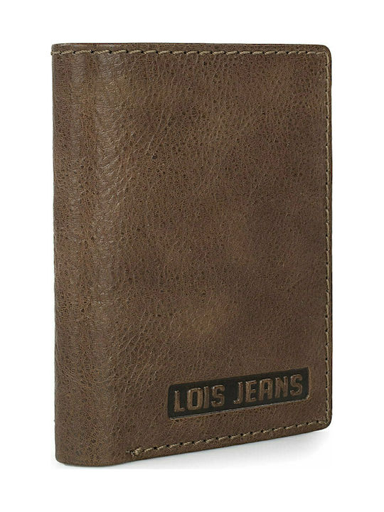 Lois Δερμάτινο Ανδρικό Πορτοφόλι με RFID Καφέ