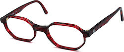 Brooks Brothers Plastic Eyeglass Frame Red BB519 5035