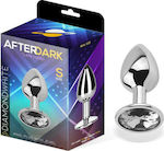 LateToBed AfterDark Diamond Anal Plug Small White 7cm AD-288