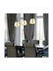 Trio Lighting Chiron Hängelampe Kupfer Schiene mit Fassung E27 90x20x20cm.