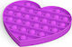 Pop it Fidget Herz Silikon Lila