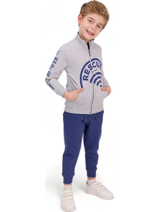 Kids Sweatpants Set Gray 2pcs