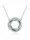 Bamoer Necklace from Silver with Zircon