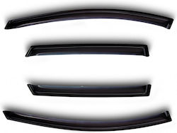 Novline Car Windbreakers Set Front and Back Dark Fime for Honda CR-V 4 Pieces AFV46895