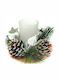Lianos Christmas Candlestick 15x12cm