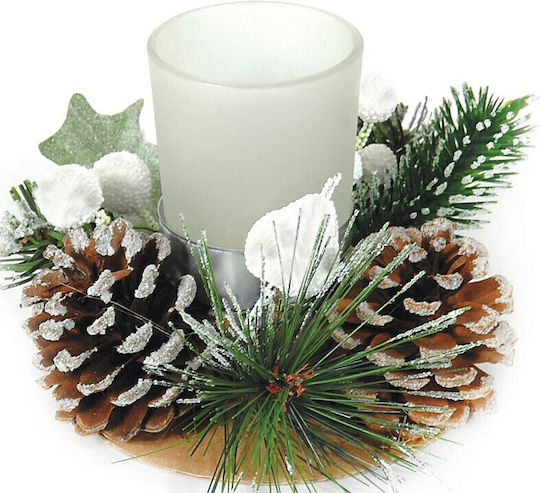 Lianos Christmas Candlestick 15x12cm