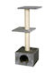 Flamingo Charbonel Scratching Post Cat Trees Gray 3 levels 47x35x103cm