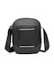 Leastat LT2021 Herrentasche Schulter / Crossbody Schwarz 6100