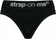 Heroine Luxury Strap On Harness Underwear 16.2cm in Black Color
