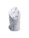 New Baby Pătură Pepinieră Swaddling pături Minky Teddy 100% bumbac Gri 75x75cm