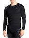 Odlo Active Xwarm Ανδρική Ισοθερμική Μακρυμάνικη Μπλούζα Μαύρη