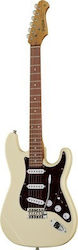 Harley Benton ST-62 Ηλεκτρική Κιθάρα ST Style Vintage White