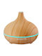 Andowl LED Aromatherapie-Diffusor Ultraschall Braun 400ml