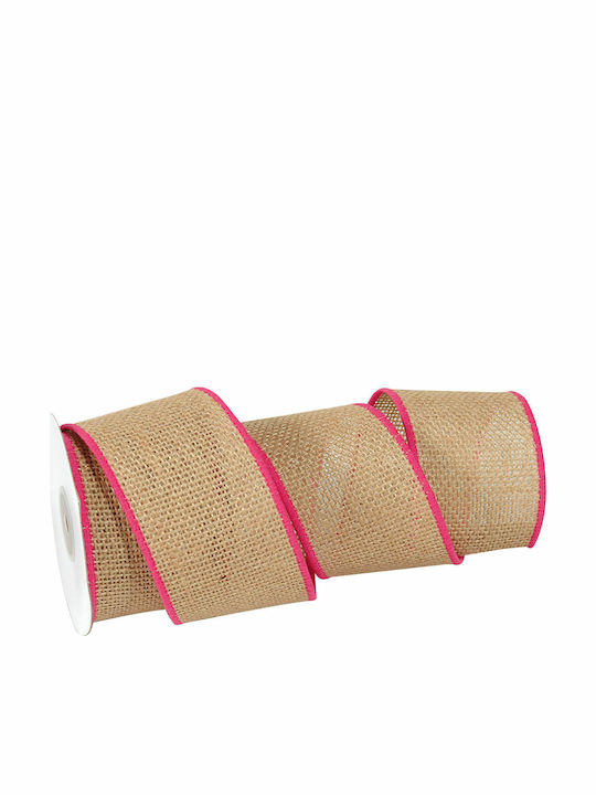 Lianos Weihnachtliche Farbband Stoff Rosa 1000c...